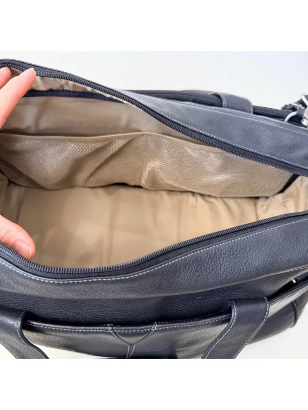 Johnston & Murphy model leather